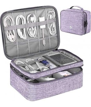 Free Sample Digital storage on-the-go with large capacity portable electronic organizer Waterproof Cable Organizer Bag