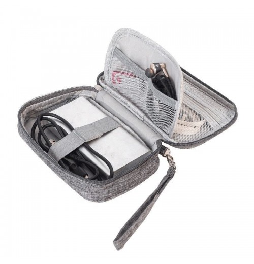 Multi-functional Zipper Cheap Travel Portable Electronics Earphone USB Cable Organizer Travel Case Bag