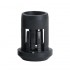 Lianyang Mould-Made Black Long LED Plastic Tube Lamp Sleeve Electronic Indicator Protection Sleeve