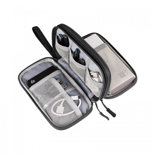 All-in-one Travel Cable Organizer Tech Electronics Accessories Pouch Bag For Cord Chargers Earphone