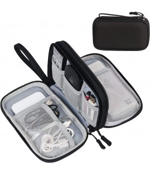 High Quality Custom Tech Bag Electronics Travel Organizer Pouch Carry Bag Tech Kit Tidy Dopp Cable USB SD Cards Tech Bag