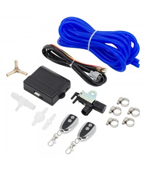 Universal Wireless Electronic Remote Exhaust Cutout Valve Controller Vacuum Set Car Accessories