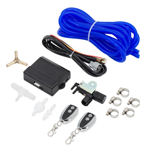 Universal Wireless Electronic Remote Exhaust Cutout Valve Controller Vacuum Set Car Accessories