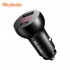 Mcdodo 681 Dual-Port Car Charger 30W Fast Charge Digital Display USB-C + USB PD 3.0 QC4.0 SCP Functions Electric OTP Protection